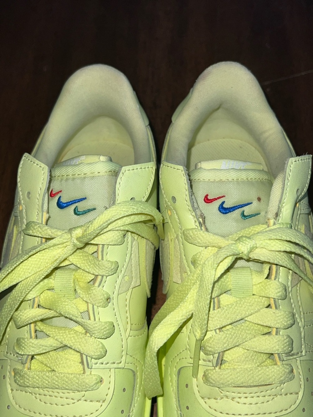 Nike Air Force One Fontanka Lime Green Sneakers Womens Size 7.5 DA7024-700 - Picture 10 of 14